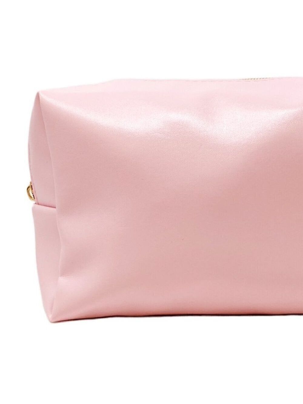 Blush pink Vegan leather Cosmetic bag - Picture 2 of 2